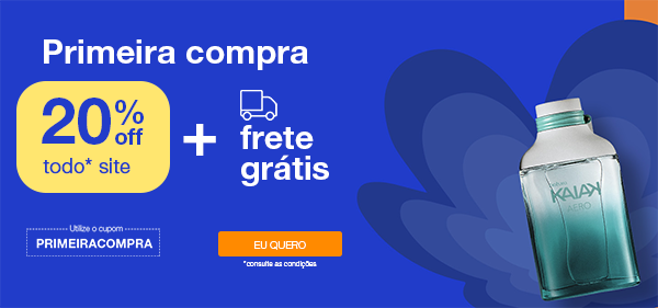 GANHE 20% OFF ADICIONAL + Frete Gr�tis

     Use o cupom PRIMEIRACOMPRA

      *confira as condi��es de uso

Clique e Conhe�a os Itens Selecionados
