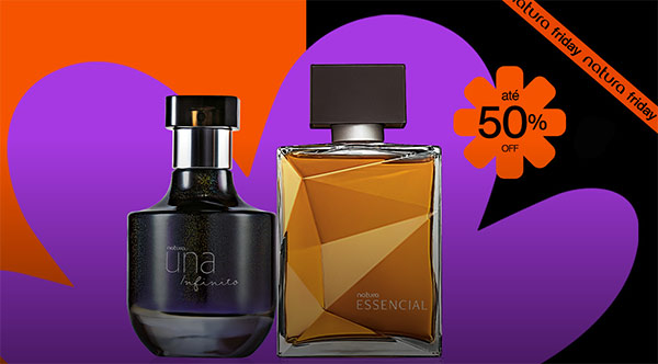 
                  Natura Friday 

            Um Monte de Ofertas

         PELA METADE DO PRE�O.       

            Confira e Aproveite!


