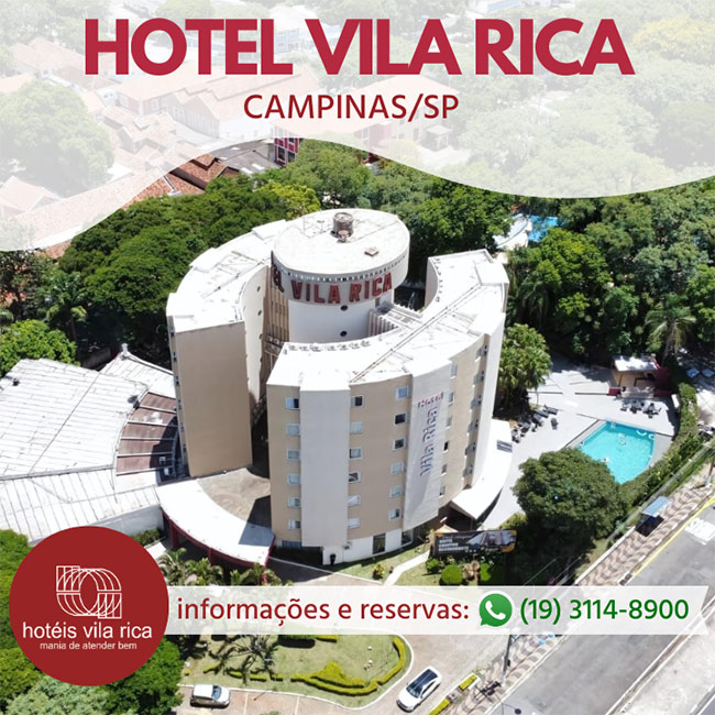 
        Hospede-se no Hotel Vila Rica

na sua pr�xima viagem � Campinas/SP e regi�o.

Converse Agora e Garanta a sua Reserva no Vila Rica

        Clique Aqui e Acione o seu WhatsApp
        Direto no nosso n�mero: 19 3114-8900

* o WhatsApp tem que estar instalado nesse dispositivo
   para esse link funcionar


