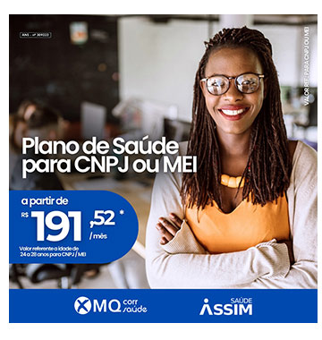 
         Aproveite essa Excelente Oferta

        Plano de Sa�de para CNPJ ou MEI

                  da ASSIM SA�DE

             a partir de R$ 191,52* / m�s


      Converse Agora com a MQ Corr Sa�de

             e Solicite Mais Informa��es

                Atendemos Todo o Brasil

        Clique Aqui e Acione o seu WhatsApp
        Direto no nosso n�mero: 21 3554.4242

* o WhatsApp tem que estar instalado nesse dispositivo
   para esse link funcionar

