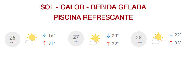 
Venha passar um Final de Semana diferente e com muita mordomia.

Preparamos diversas op��es de pacotes, todos ALL INCLUSIVE,
com as refei��es e bebidas n�o-alco�licas j� inclusas.

E voc� pode pagar tudo parcelado em at� 4x no cart�o de cr�dito!

Escolha o seu pacote de Fim de Semana no Vila Rica.

      Entre em contato pelo nosso WhatsApp
         para obter mais detalhes sobre
os pacotes ALL INCLUSIVE de Fim de Semana dispon�veis.

        Clique Aqui e Acione o seu WhatsApp
        Direto no nosso n�mero: 19 3114-8900

* o WhatsApp tem que estar instalado nesse dispositivo
   para esse link funcionar

